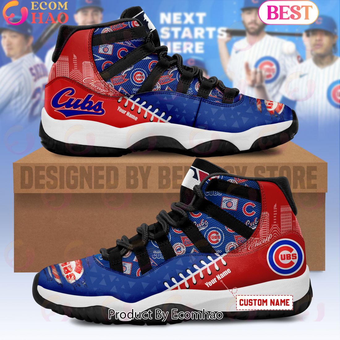 MLB Chicago Cubs Custom Shoes – Limited Edition Air Jordan 11