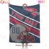Personalized Football MInnesota Custom Fans Add Name Number Blanket
