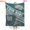 Personalized Football NEW YORK Custom Fans Add Name Number Blanket