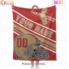 Personalized Football PITTSBURGH Custom Fans Add Name Number Blanket