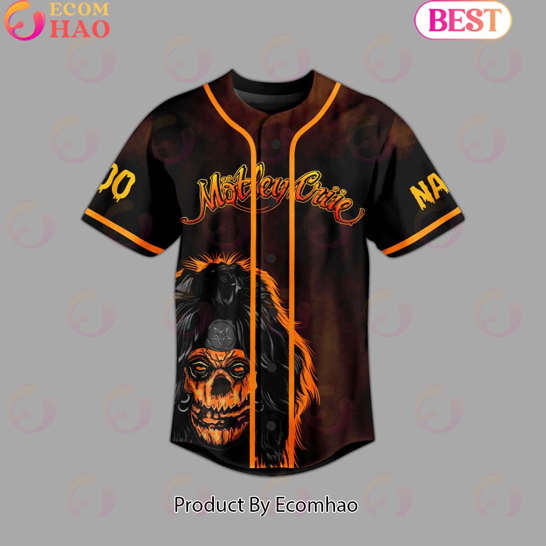 Customize Your Name And Number Motley Crue I’m The Blood Stain On The Stage Baseball Jersey