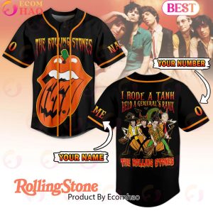 Customize Your Name And Number The Rolling Stones I Rode A Tank Held A General’s Rank Baseball Jersey