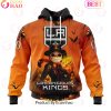 NHL Minnesota Wild X Jack Skellington Special Halloween Concepts 3D Hoodie