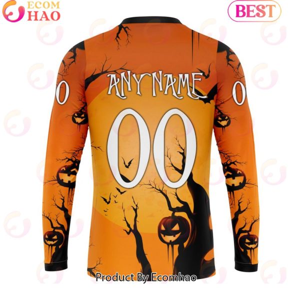 NHL Pittsburgh Penguins X Jack Skellington Special Halloween Concepts 3D Hoodie