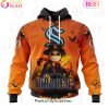 NHL St Louis Blues X Jack Skellington Special Halloween Concepts 3D Hoodie