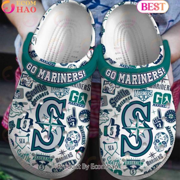 PREMIUM Go Mariners Baseball Seattle Mariners Clogs