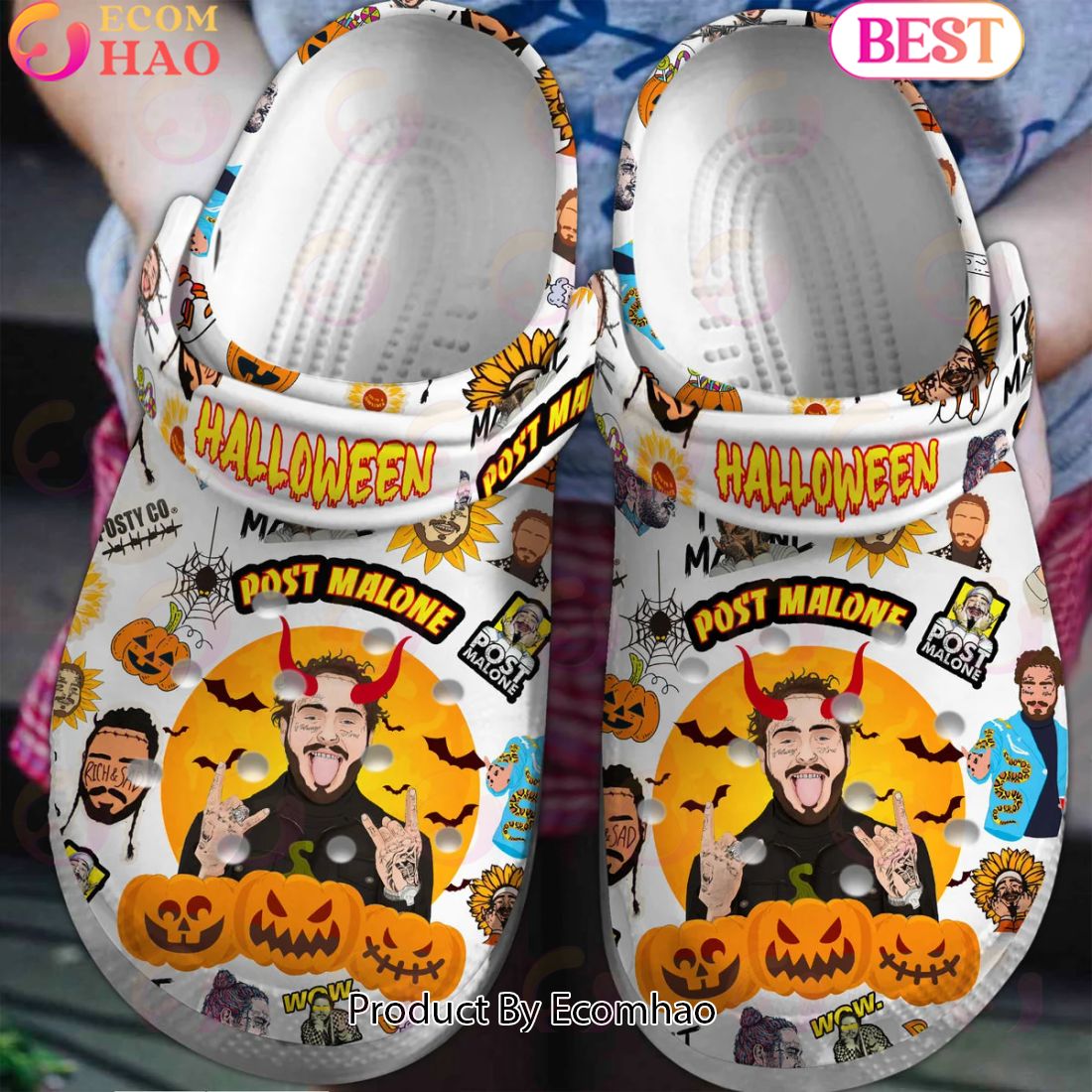 PREMIUM Halloween Post Malone Clogs