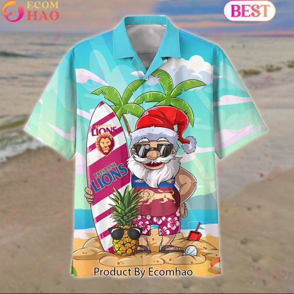 AFL Brisbane Lions New Santa Hawaiian Set For Fans – Limited Edition
