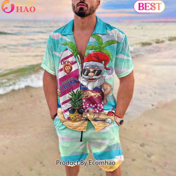 AFL Brisbane Lions New Santa Hawaiian Set For Fans – Limited Edition
