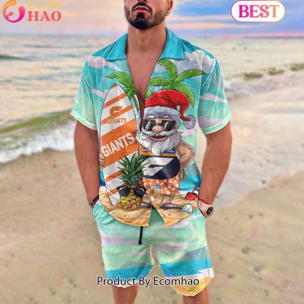 AFL Greater Western Sydney Giants New Santa Hawaiian Set For Fans – Limited Edition