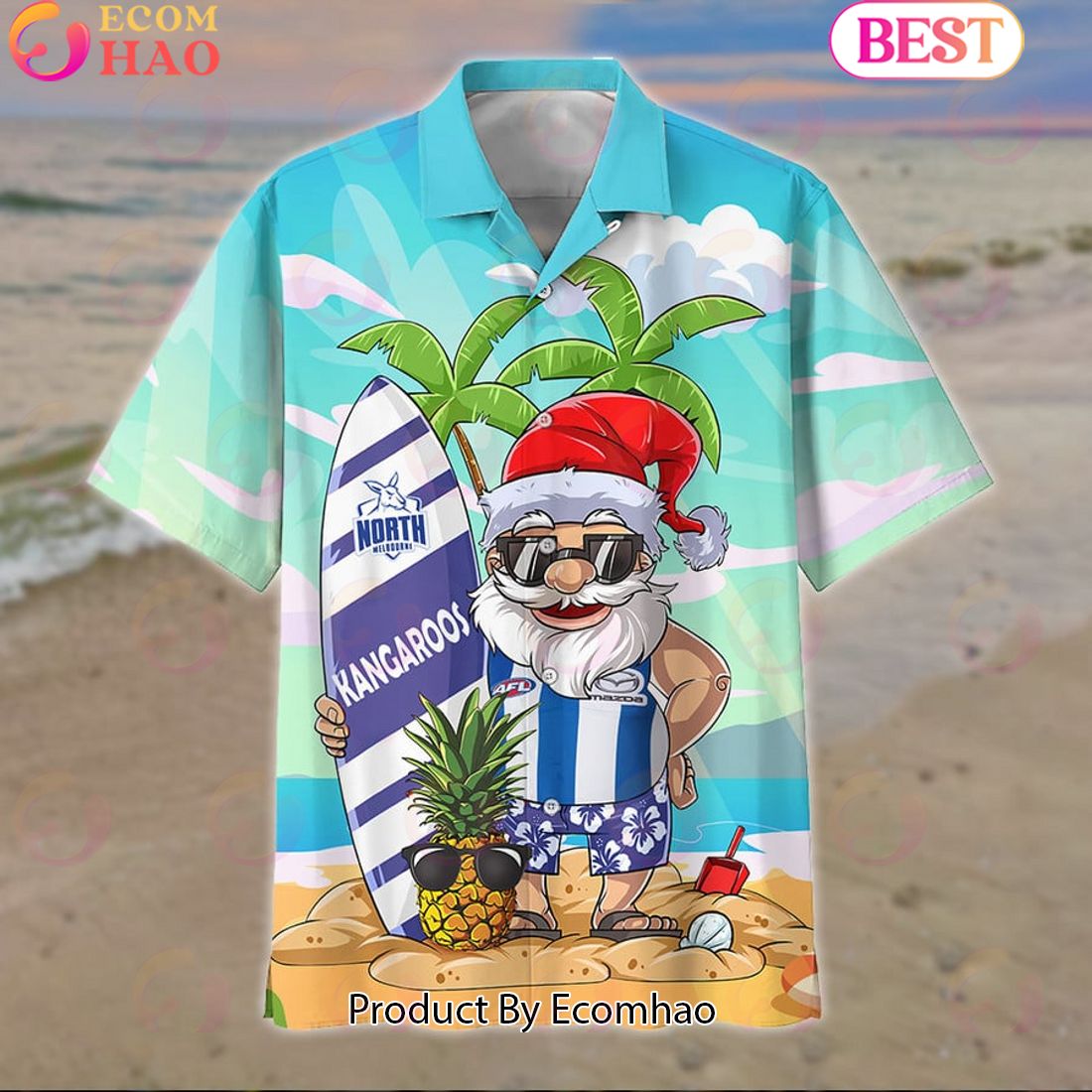 AFL St Kilda Football Club New Santa Hawaiian Set For Fans – Limited Edition