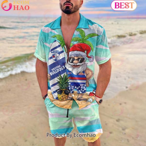 AFL Western Bulldogs New Santa Hawaiian Set For Fans – Limited Edition