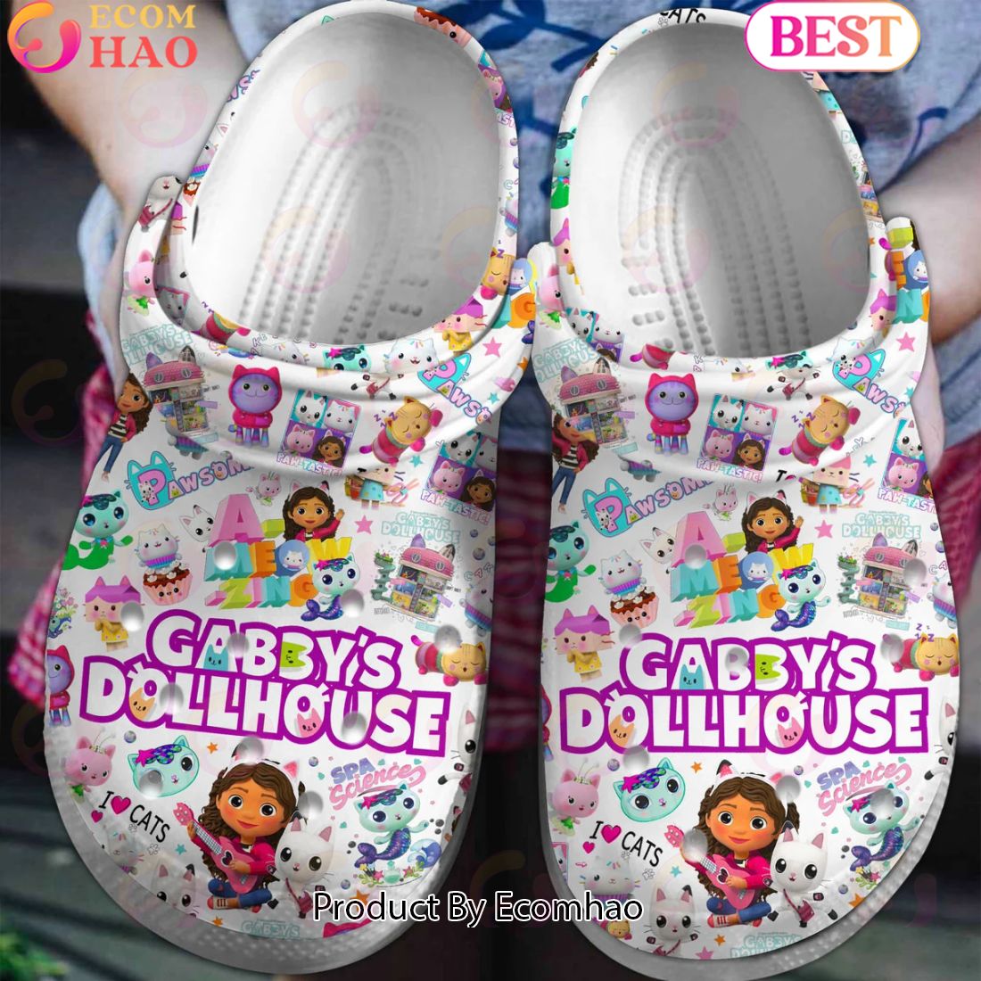 Gabby’s Dollhouse I Love Cats Clogs