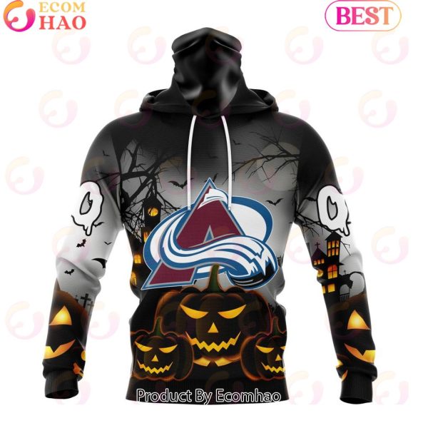 Personalized NHL Colorado Avalanche Special Design 2023 For Halloween 3D Hoodie