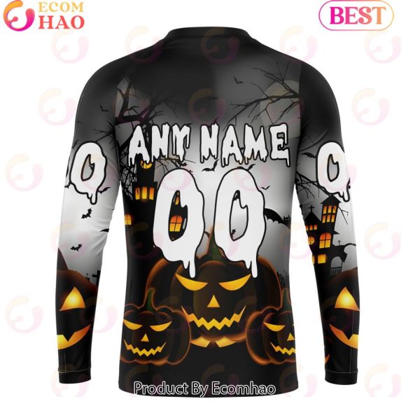 Personalized NHL Columbus Blue Jackets Special Design 2023 For Halloween 3D Hoodie