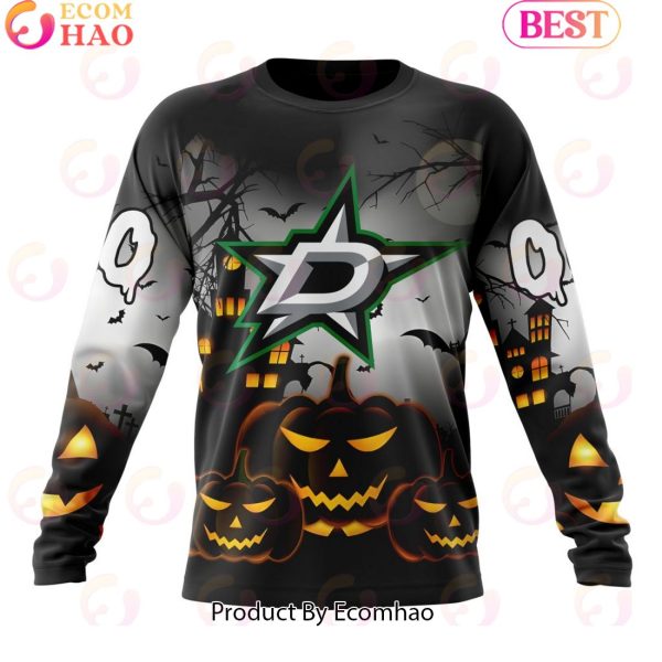 Personalized NHL Dallas Stars Special Design 2023 For Halloween 3D Hoodie
