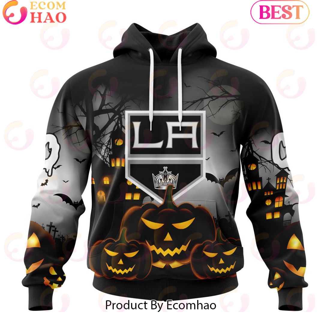 Personalized NHL Los Angeles Kings Special Design 2023 For Halloween 3D Hoodie