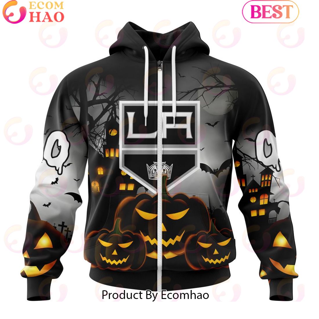 Personalized NHL Los Angeles Kings Special Design 2023 For Halloween 3D Hoodie