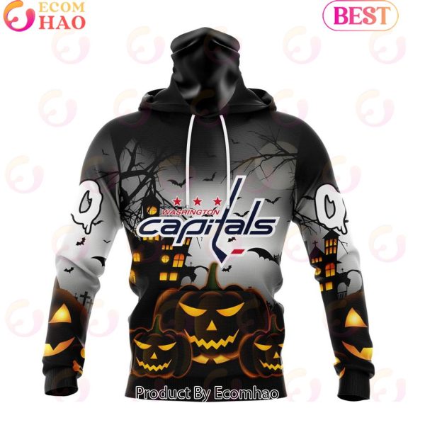Personalized NHL Washington Capitals Special Design 2023 For Halloween 3D Hoodie