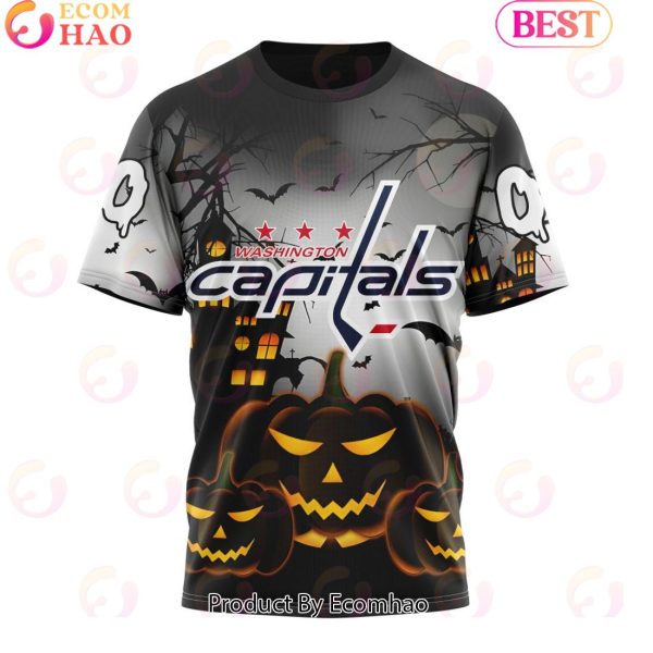 Personalized NHL Washington Capitals Special Design 2023 For Halloween 3D Hoodie