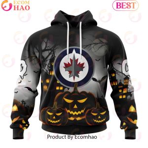 Personalized NHL Winnipeg Jets Special Design 2023 For Halloween 3D Hoodie