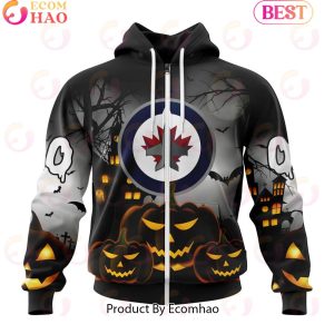 Personalized NHL Winnipeg Jets Special Design 2023 For Halloween 3D Hoodie