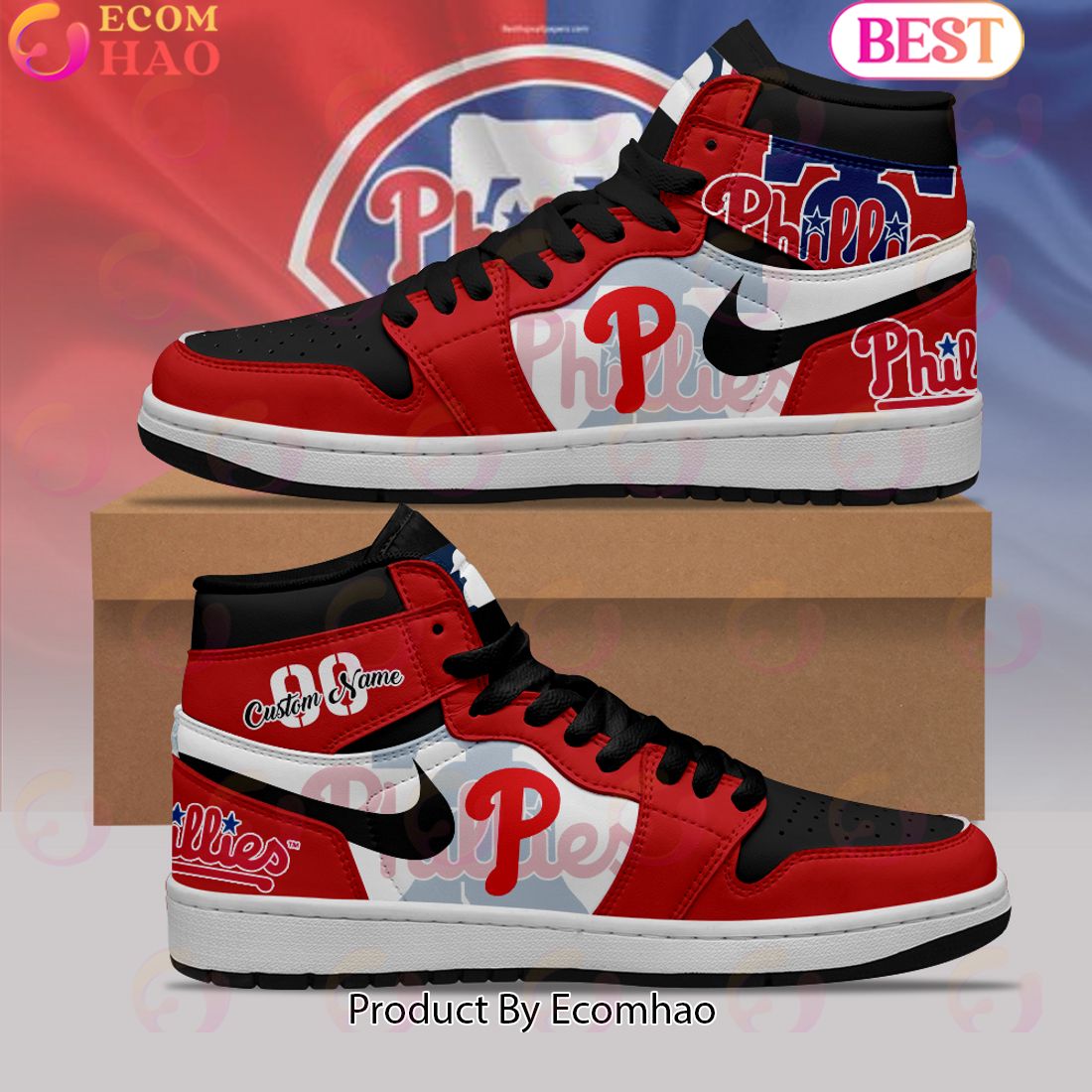 MLB  Philadelphia Phillies Air Jordan 1 Limited Edition