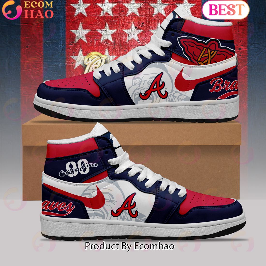 MLB Atlanta Braves Air Jordan 1 Limited Edition