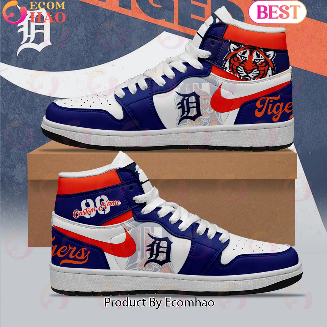 MLB Detroit Tigers Air Jordan 1 Limited Edition