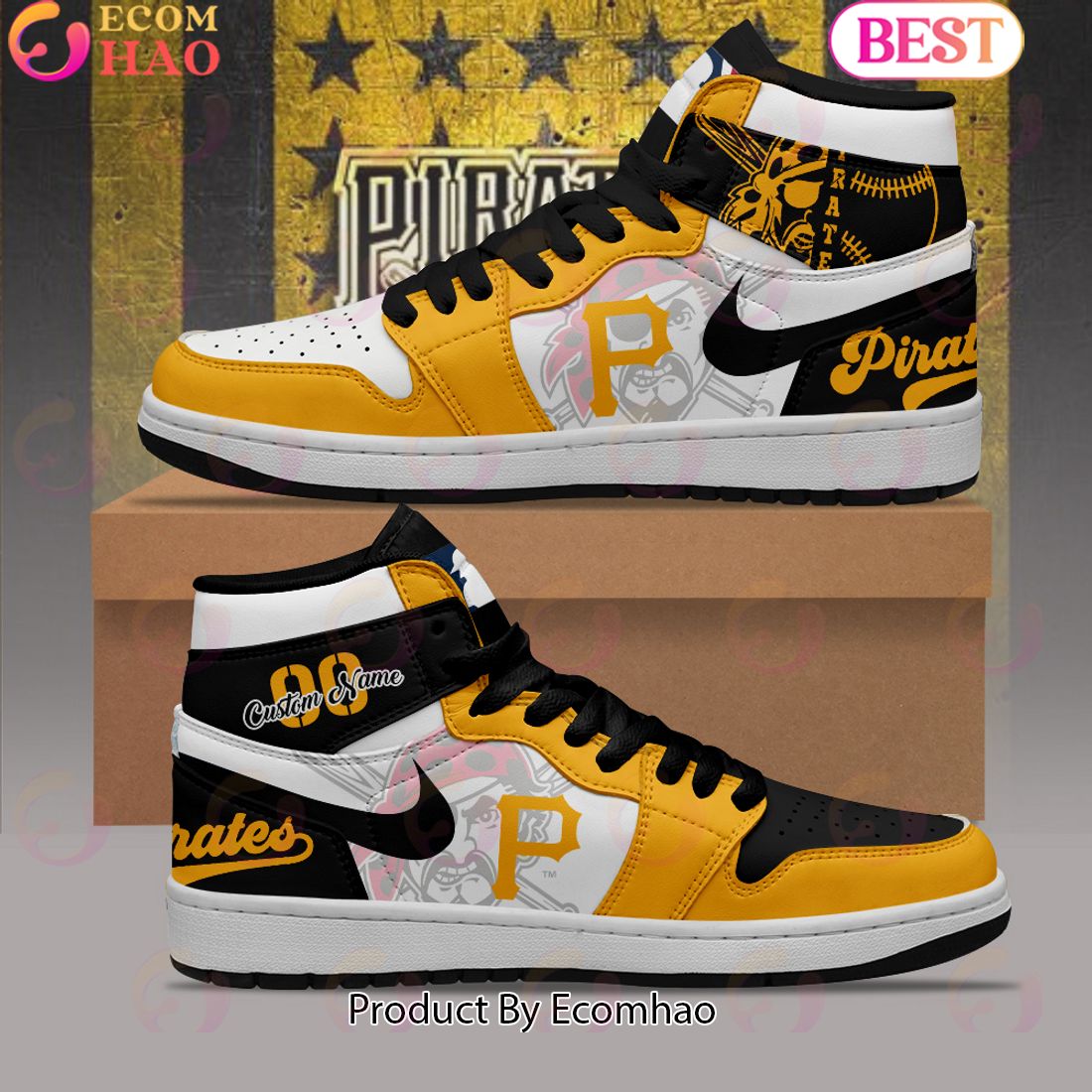 MLB Pittsburgh Pirates Air Jordan 1 Limited Edition