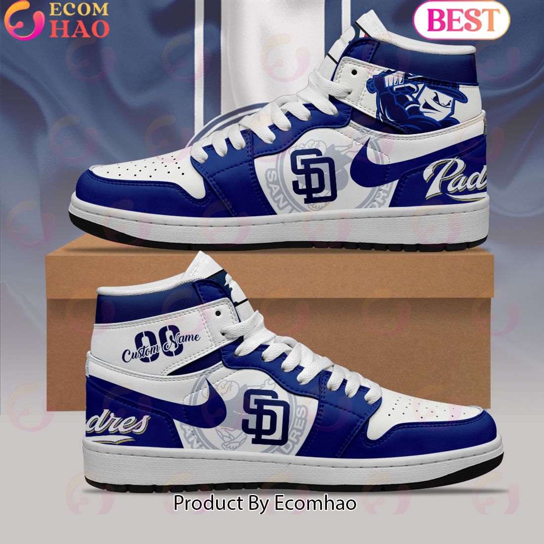 MLB San Diego Padres Air Jordan 1 Limited Edition