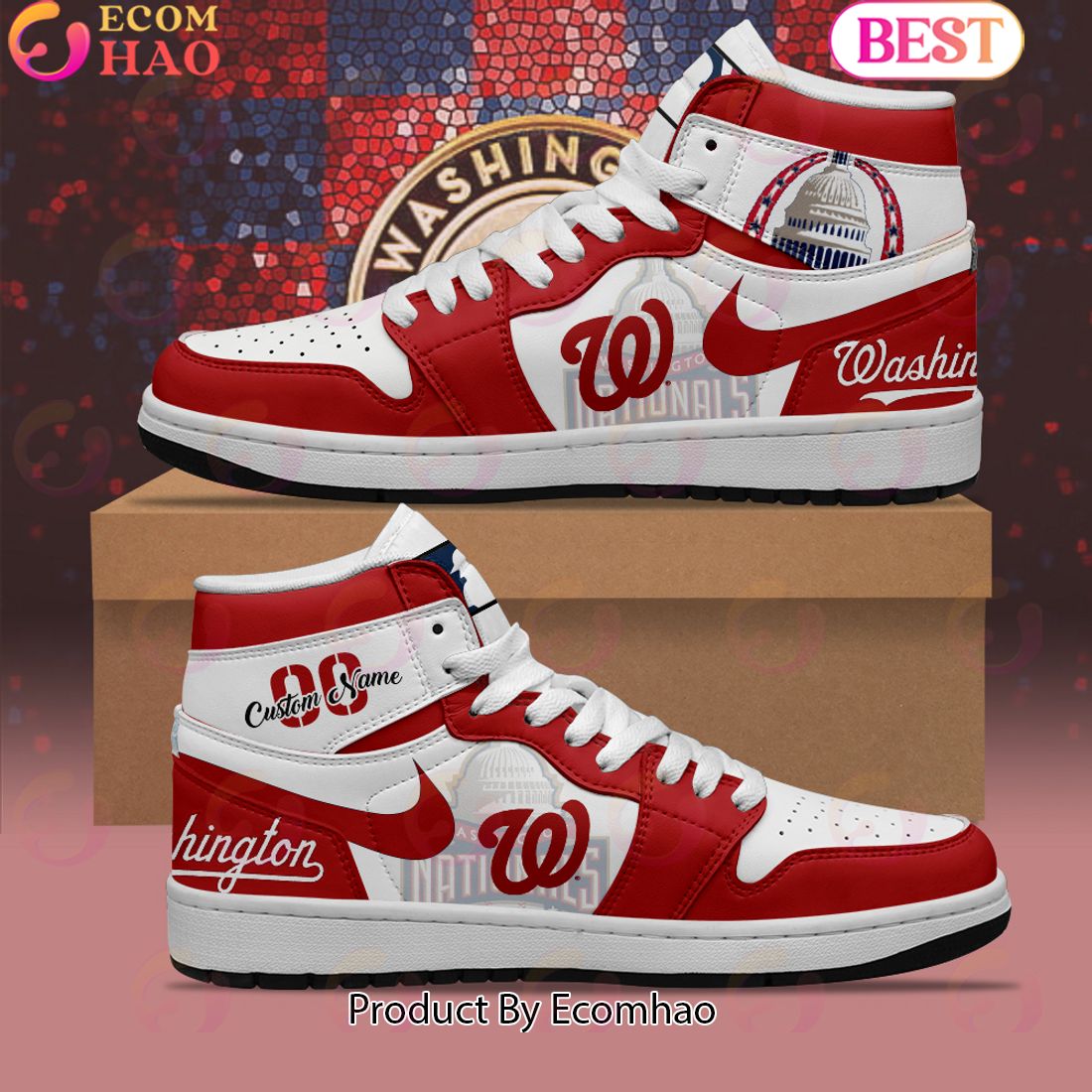 MLB Washington Nationals Air Jordan 1 Limited Edition