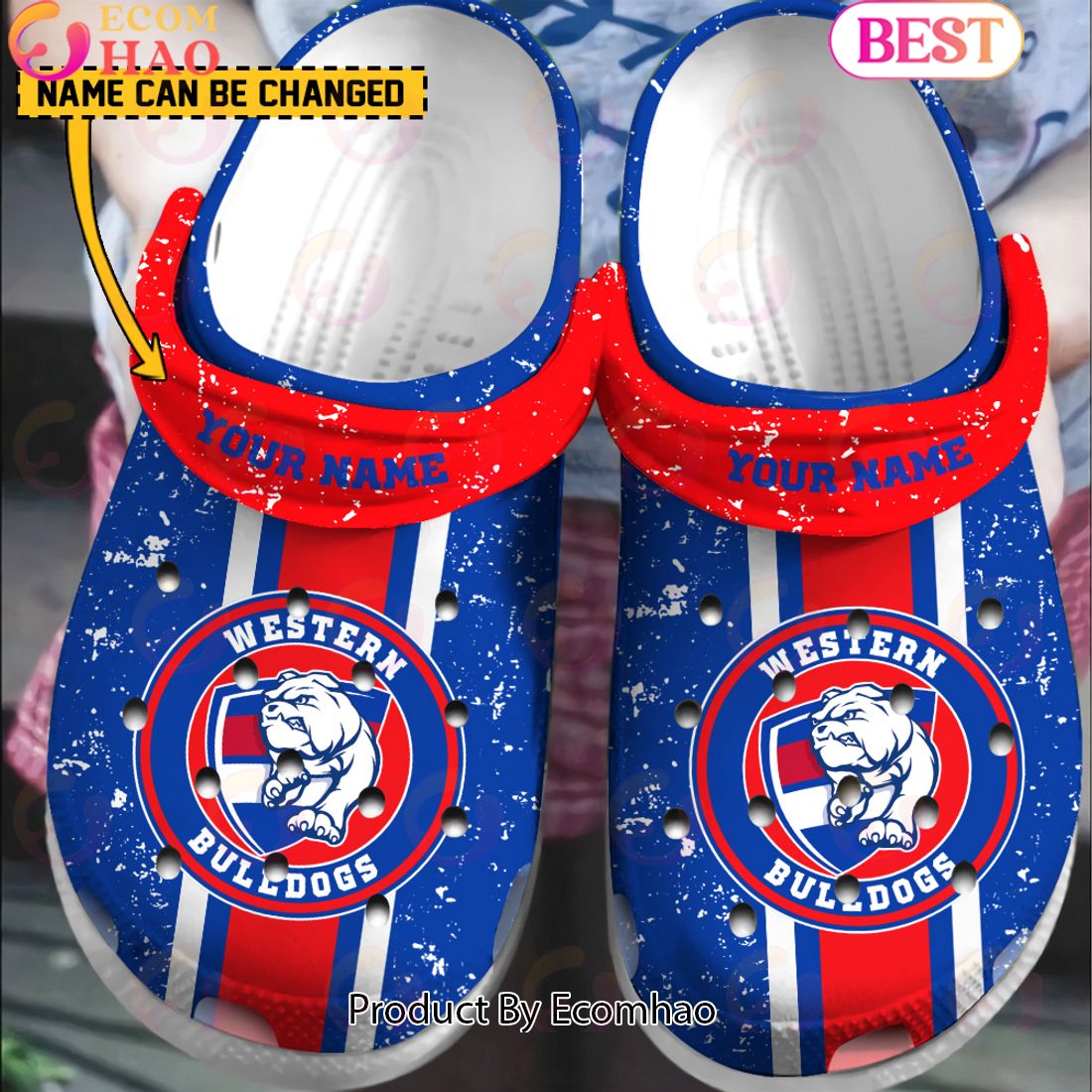 AFL Western Bulldogs Personalized Crocs