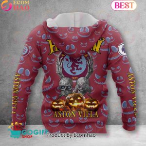 Aston Villa F.C EPL – New Halloween 3D Hoodie