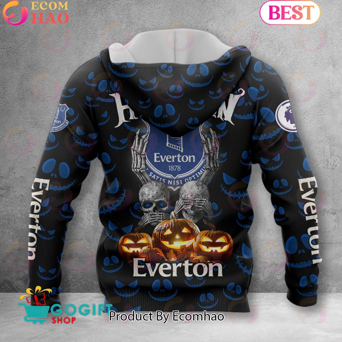 Everton F.C EPL – New Halloween 3D Hoodie