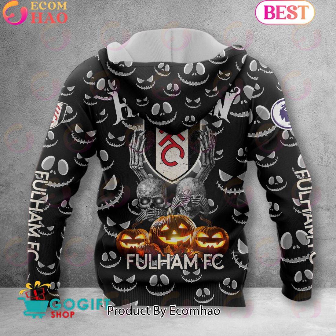 Fulham EPL – New Halloween 3D Hoodie