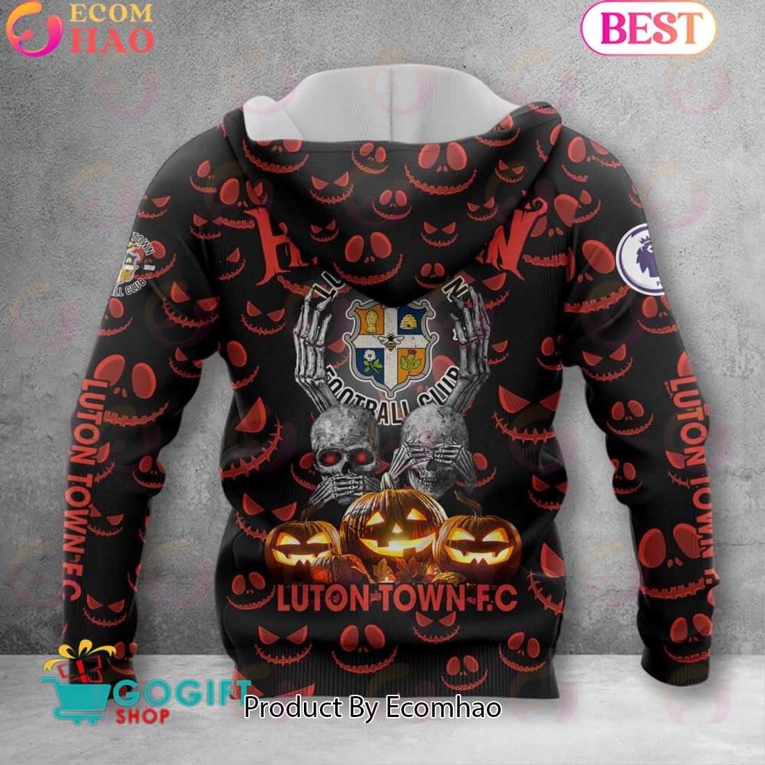 Luton Town F.C EPL – New Halloween 3D Hoodie