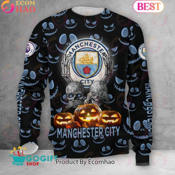 Manchester City F.C EPL – New Halloween 3D Hoodie