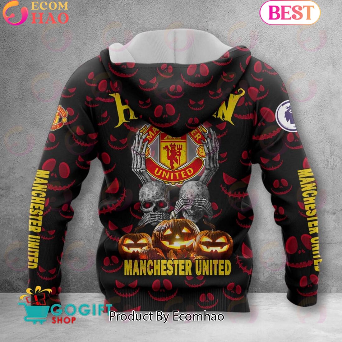 Manchester United EPL – New Halloween 3D Hoodie