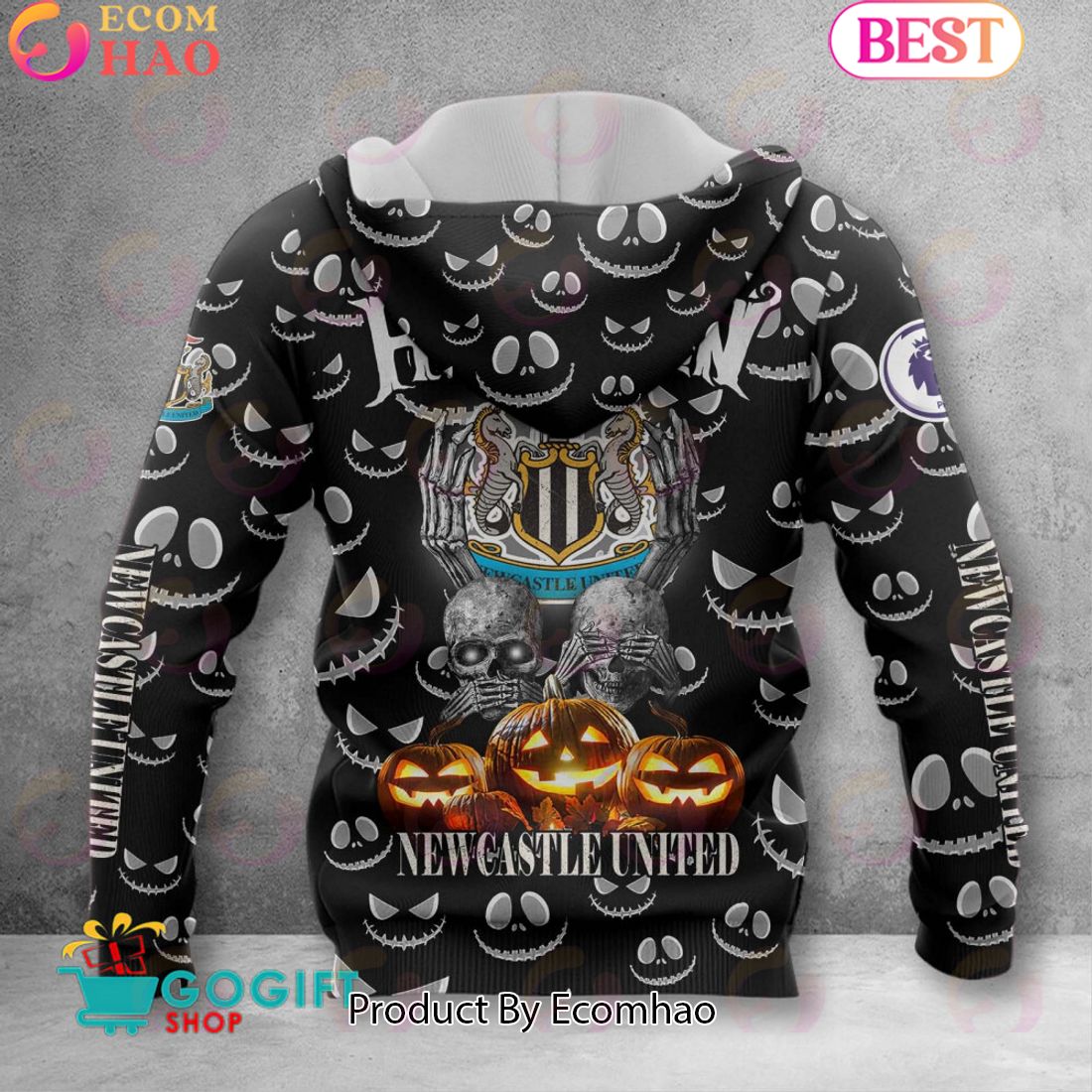 Newcastle United F.C EPL – New Halloween 3D Hoodie