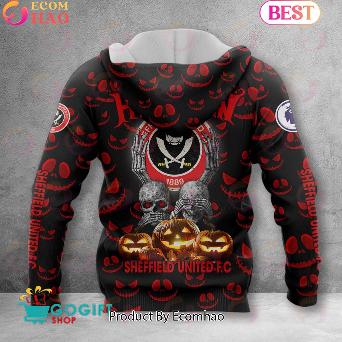 Sheffield United F.C EPL – New Halloween 3D Hoodie