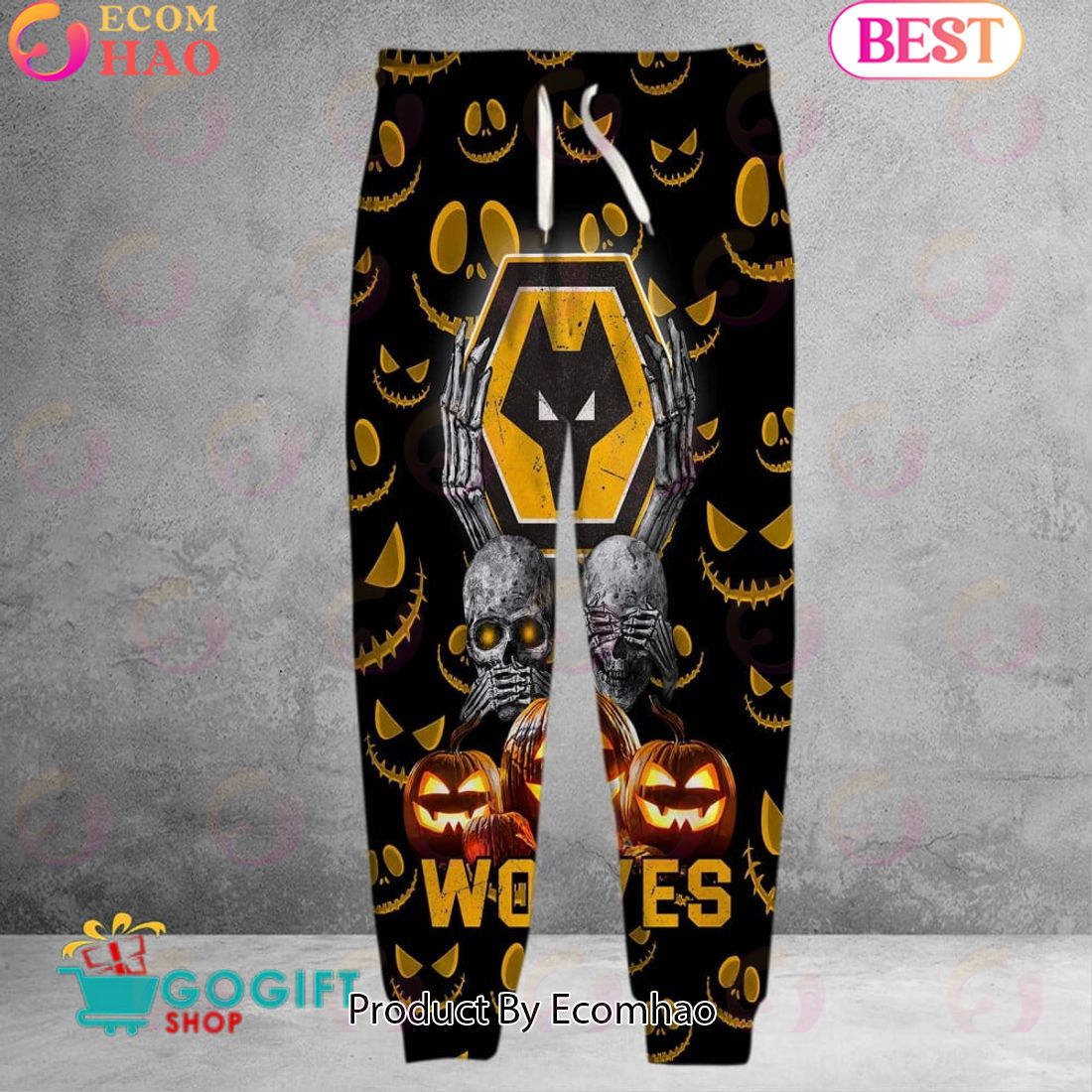 Wolverhampton Wanderers F.C EPL – New Halloween 3D Hoodie