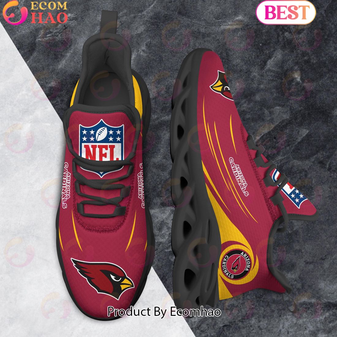 NFL Atlanta Falcons Clunky Sneakers Max Soul Shoes