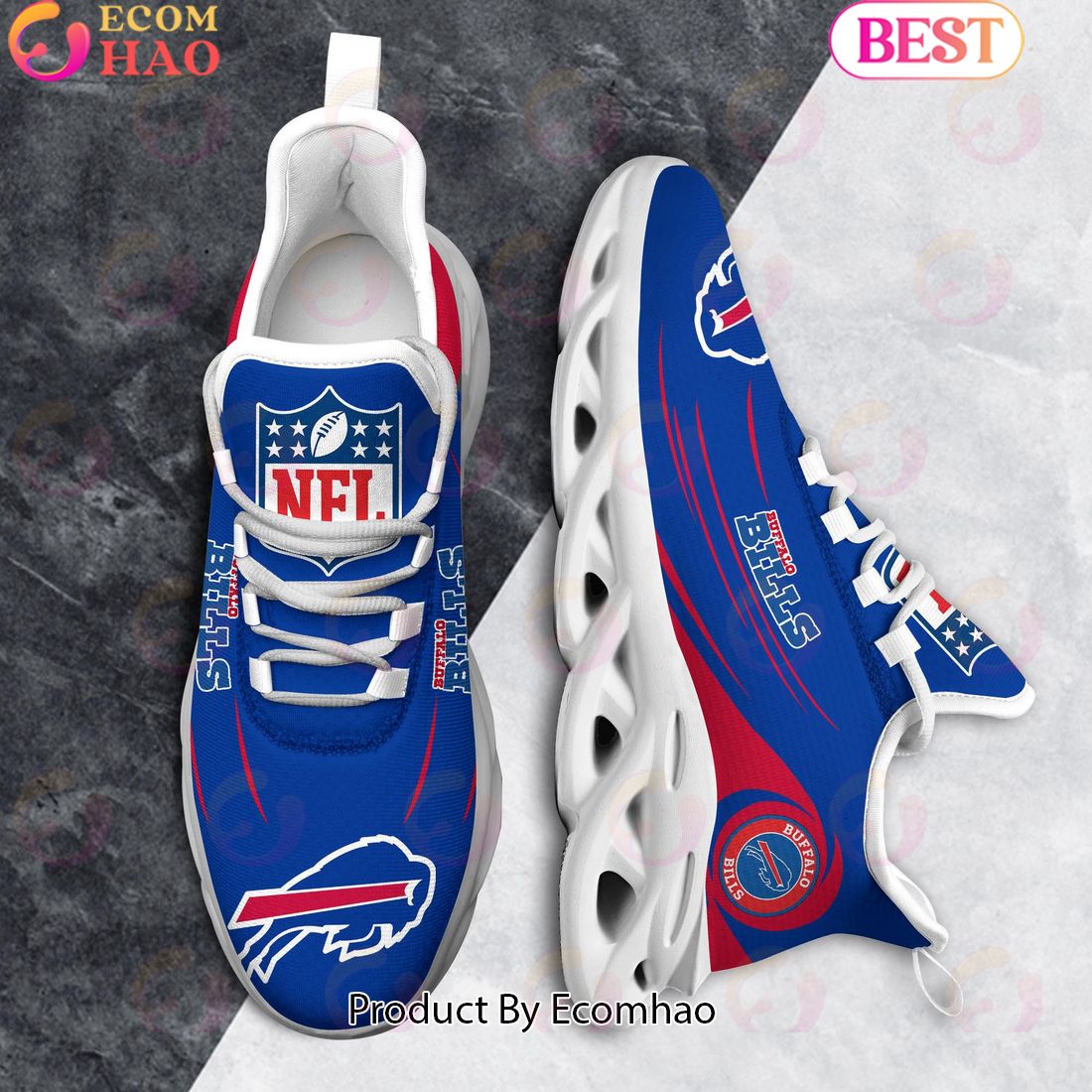 NFL Buffalo Bills Clunky Sneakers Max Soul Shoes