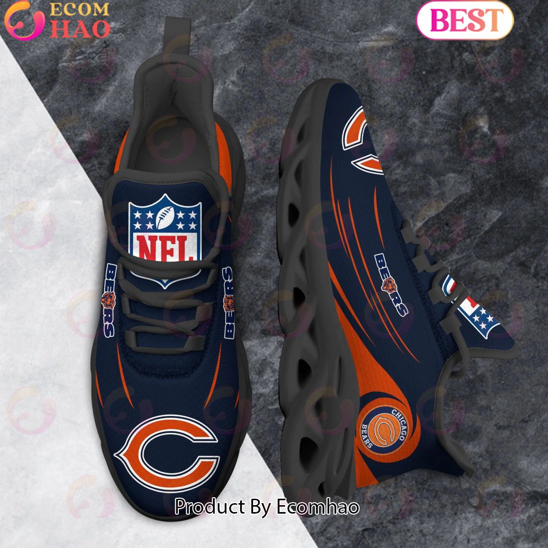 NFL Cleveland Browns Clunky Sneakers Max Soul Shoes