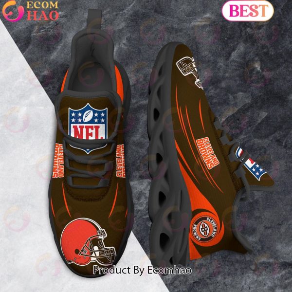 NFL Cleveland Browns Clunky Sneakers Max Soul Shoes
