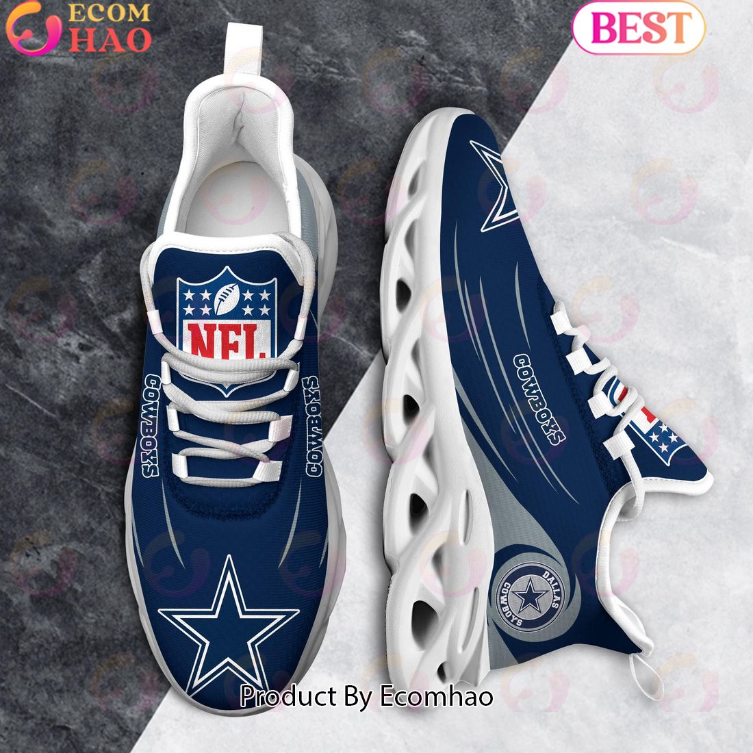 NFL Dallas Cowboys Clunky Sneakers Max Soul Shoes