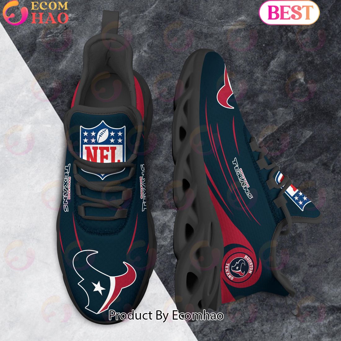 NFL Houston Texans Clunky Sneakers Max Soul Shoes