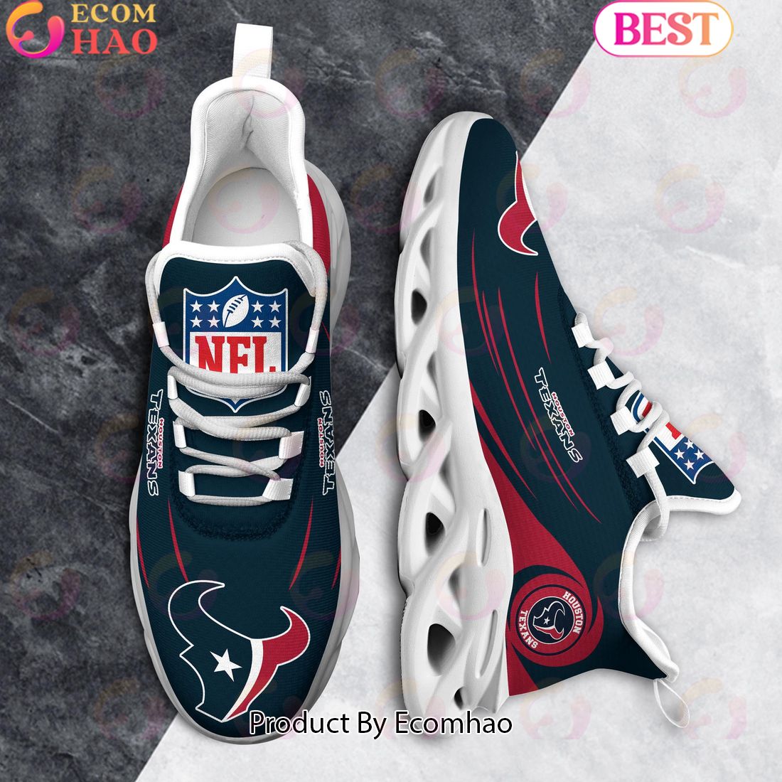 NFL Houston Texans Clunky Sneakers Max Soul Shoes