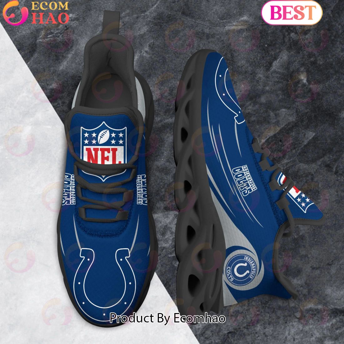 NFL Indianapolis Colts Clunky Sneakers Max Soul Shoes